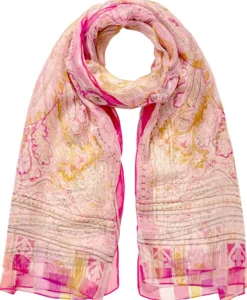 Bijou Brigitte Halstücher>Tuch - Fuchsia Paisley pink