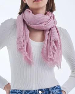 Bijou Brigitte Halstücher>Tuch - Glittery Rose rosa