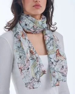 Bijou Brigitte Halstücher|Seidentücher>Tuch - Happy Flowers mehrfarbig