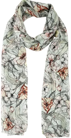 Bijou Brigitte Halstücher|Seidentücher>Tuch - Happy Flowers mehrfarbig