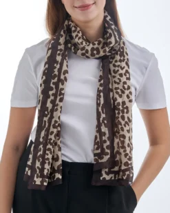 Bijou Brigitte Leo-Schmuck|Halstücher>Tuch - Modern Wild beige, braun