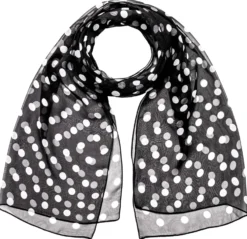Bijou Brigitte Halstücher>Tuch - Mono Dots schwarz, weiß