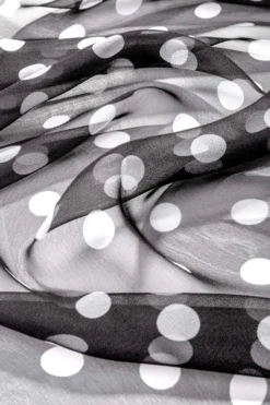 Bijou Brigitte Halstücher>Tuch - Mono Dots schwarz, weiß