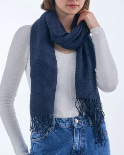 Bijou Brigitte Halstücher>Tuch - Navy Elegance blau