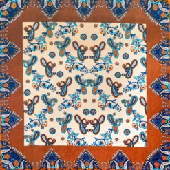 Bijou Brigitte Bandanas|Halstücher>Tuch - Paisley Coast braun, blau