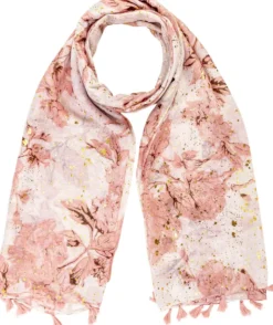 Bijou Brigitte Halstücher>Tuch - Pink Floral rosa