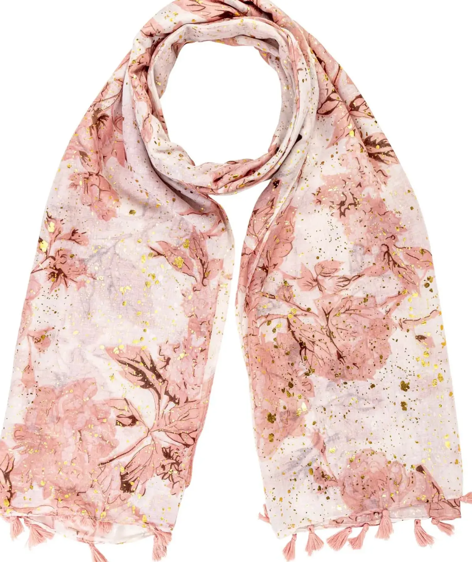 Bijou Brigitte Halstücher>Tuch - Pink Floral rosa