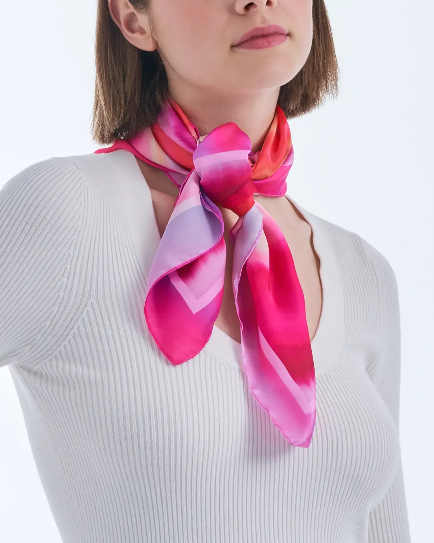 Bijou Brigitte Bandanas|Halstücher>Tuch - Sunset pink