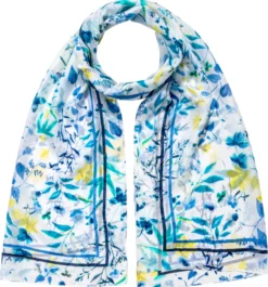 Bijou Brigitte Halstücher|Seidentücher>Tuch - Pretty Silk blau, gelb