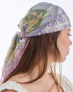 Bijou Brigitte Bandanas|Halstücher>Tuch - Purple Boho lila