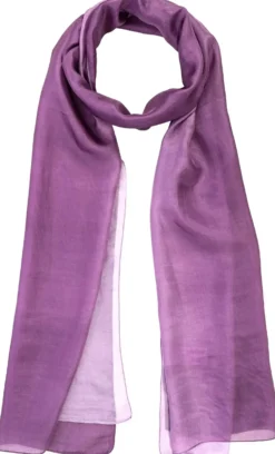 Bijou Brigitte Seidentücher>Tuch - Purple Ombre lila