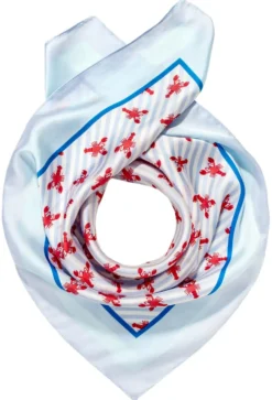 Bijou Brigitte Halstücher|Bandanas>Tuch - Red Claws blau, rot