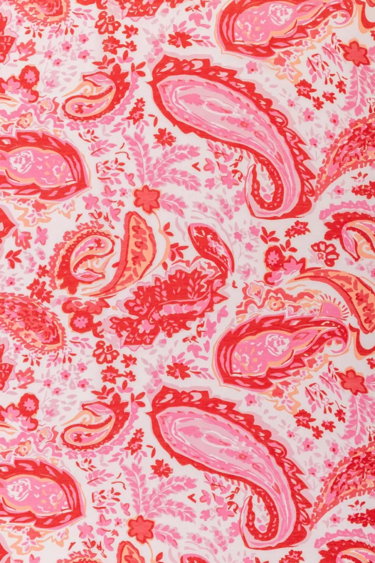 Bijou Brigitte Halstücher>Tuch - Red Paisley weiß, rot