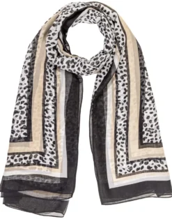 Bijou Brigitte Halstücher>Tuch - Spotted Elegance beige, schwarz, weiß