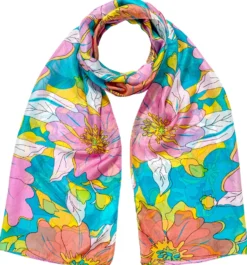 Bijou Brigitte Halstücher|Seidentücher>Tuch - Vibrant Meadow mehrfarbig