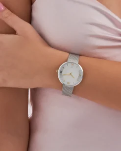 Bijou Brigitte Uhren>Uhr - Pearly Wave silber