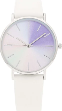 Bijou Brigitte Uhren>Uhr - Rainbow Shine weiß, mehrfarbig, silber