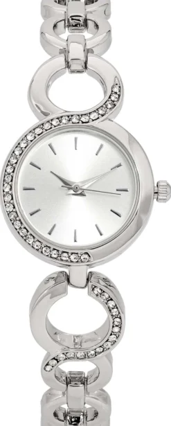Bijou Brigitte Uhren>Uhr - Round Sparkle silber