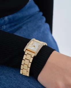 Bijou Brigitte Uhren>Uhr - Shiny Rectangle gold