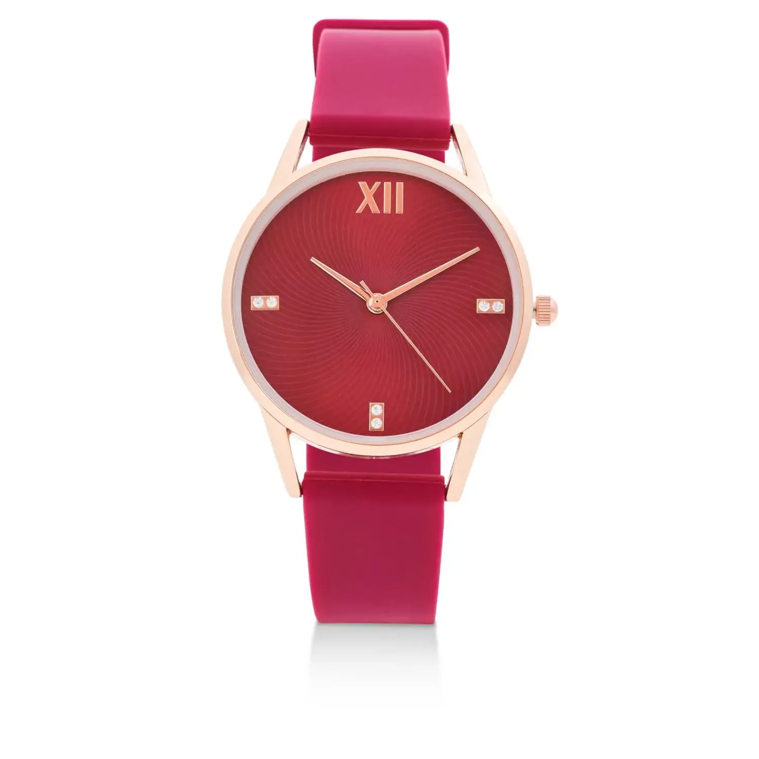 Bijou Brigitte Uhren>Uhr - Simple Burgundy burgundy, rot