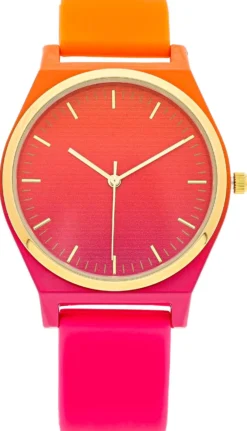 Bijou Brigitte Uhren>Uhr - Soft Ombré orange, pink