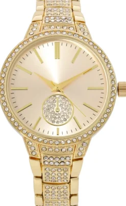 Bijou Brigitte Uhren>Uhr - Sparkling Statement gold