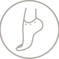 Bijou Brigitte Maritimer Schmuck|Muschelschmuck>Zehenring - Shell Star silber